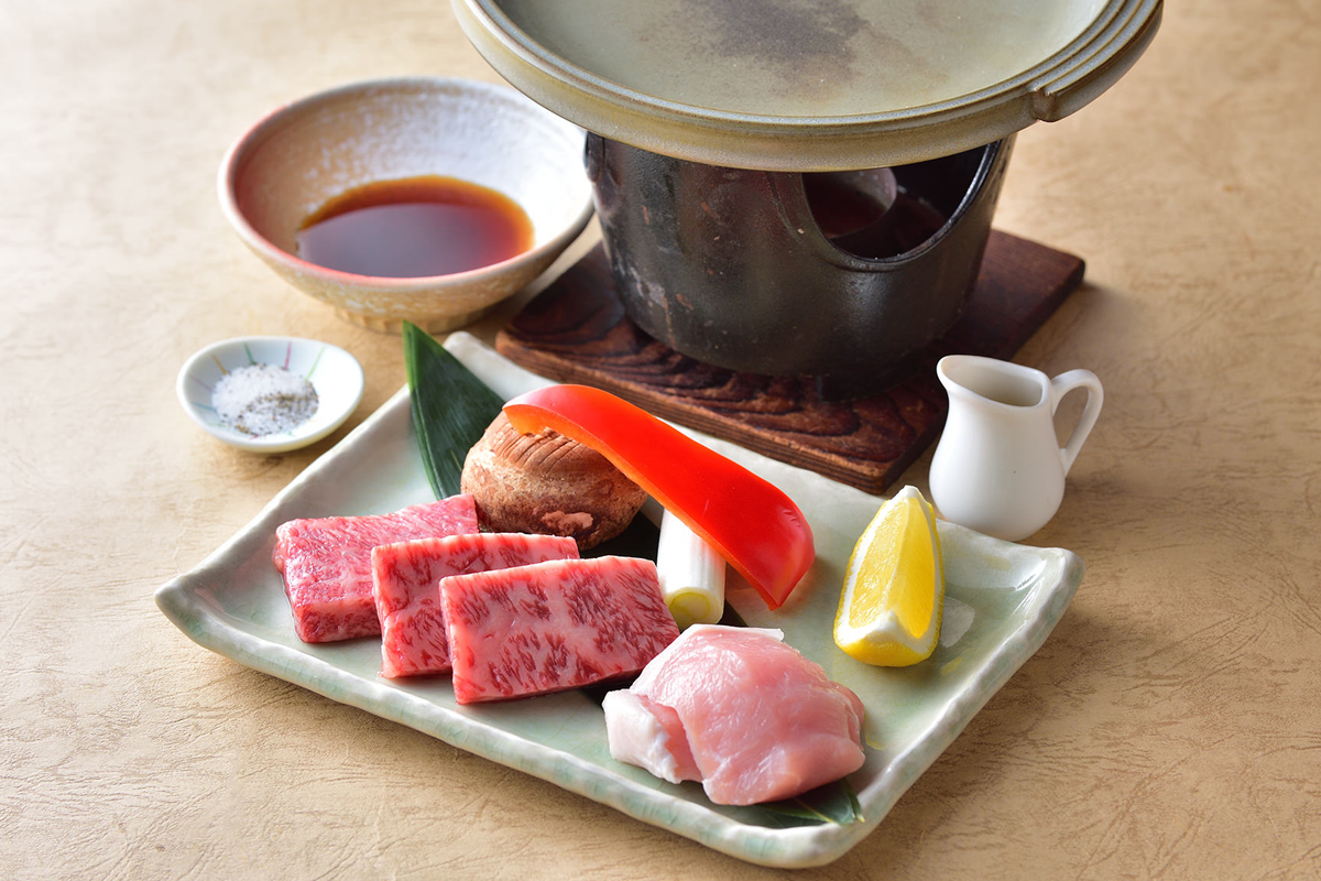 深山のかやぶき会席3