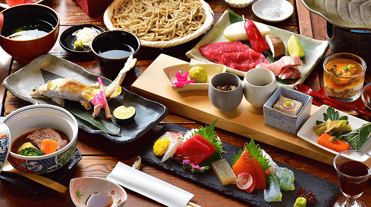 楽しみにしていた囲炉裏でのご飯-sp