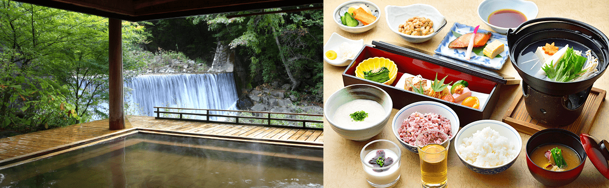 朝から温泉に浸かるって幸せ