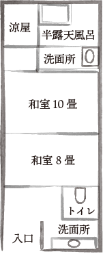 やすらぎ館 /桧半露天風呂付客室