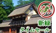 新緑のタイムセール